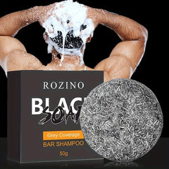 Men's Organic Darkening Shampoo Bar For Gray Hair