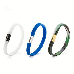 Unisex Inspirational Silicone Bracelet Sports Style Wristband