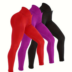 Ribbed Cross Waist Yoga Pants High Stretch Fitness Leggings