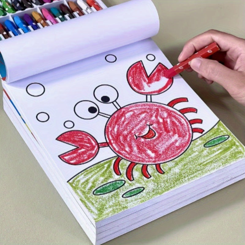 Animal & Nature Coloring Book for Kids - Non Toxic Paper Cover