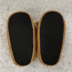 Cartoon Kitten Furry House Shoes For Girls Non Slip Soft Bottom Walking Shoes