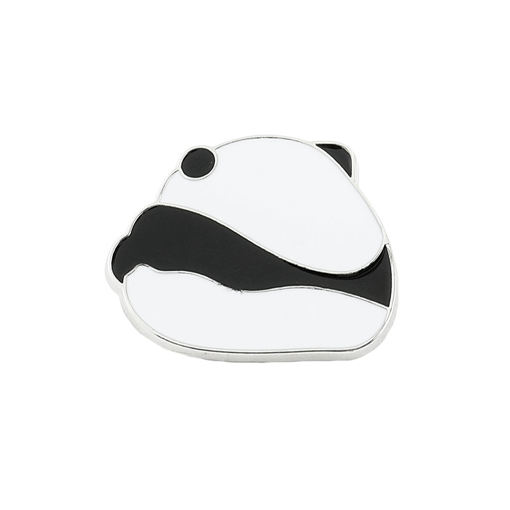 Cartoon Panda Pin for Clothes and Bags