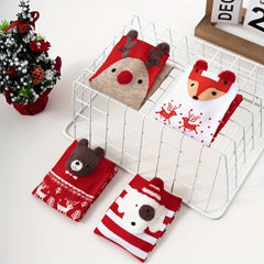 4 Pairs Cute Cartoon Pattern Socks for Women