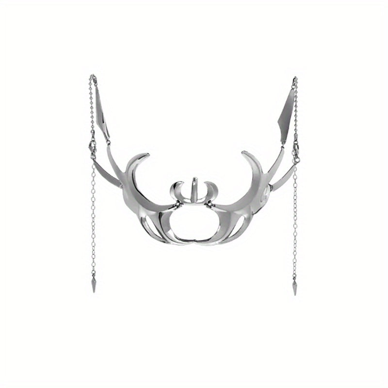 Gothic Punk Silvery Mask for Parties
