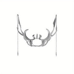 Gothic Punk Silvery Mask for Parties