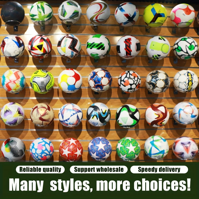 Classic No 5 Soccer Ball PU Leather Seamless