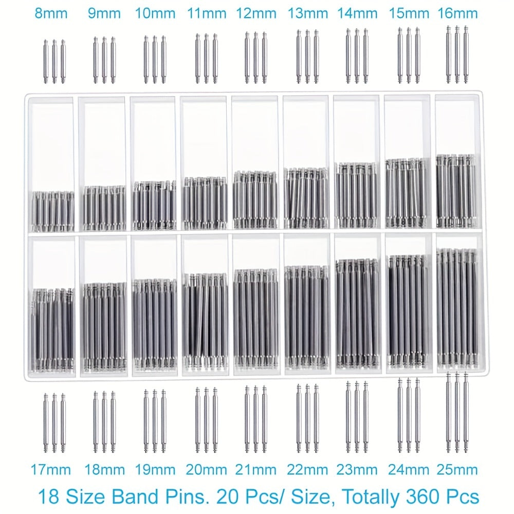 Watch Repair Tool Set Watch Band Tool & 360 Pcs Link Pins