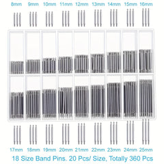 Watch Repair Tool Set Watch Band Tool & 360 Pcs Link Pins