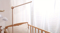 Baby Crib Cloth Mobile Coffee Bear Stars Moon Shapes Ringtone