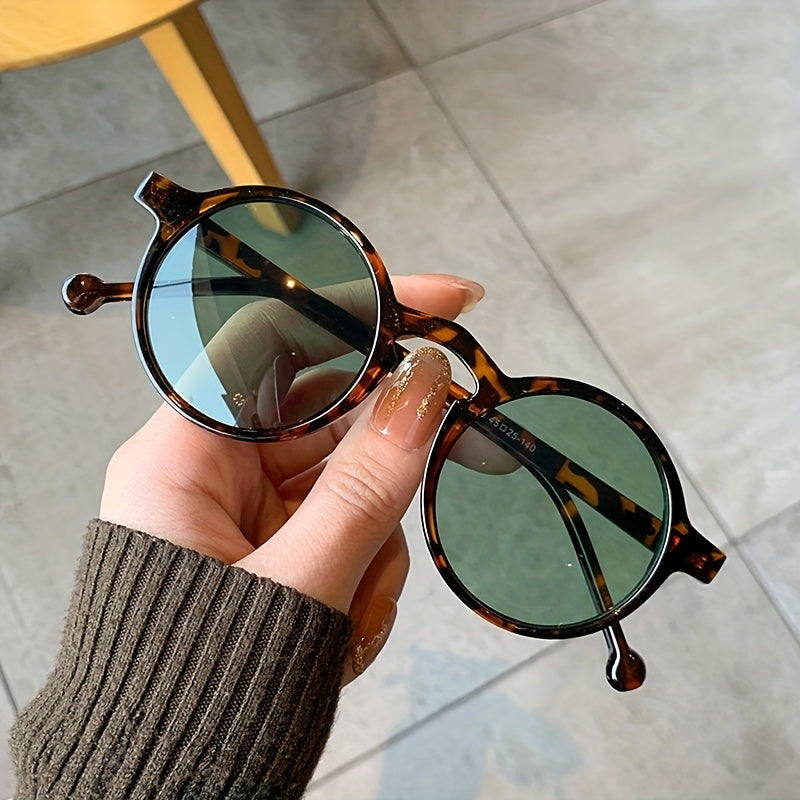 Retro Round Sunglasses UV400 Sun Shades Glasses with Case