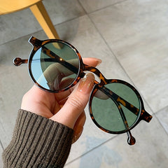 Retro Round Sunglasses UV400 Sun Shades Glasses with Case