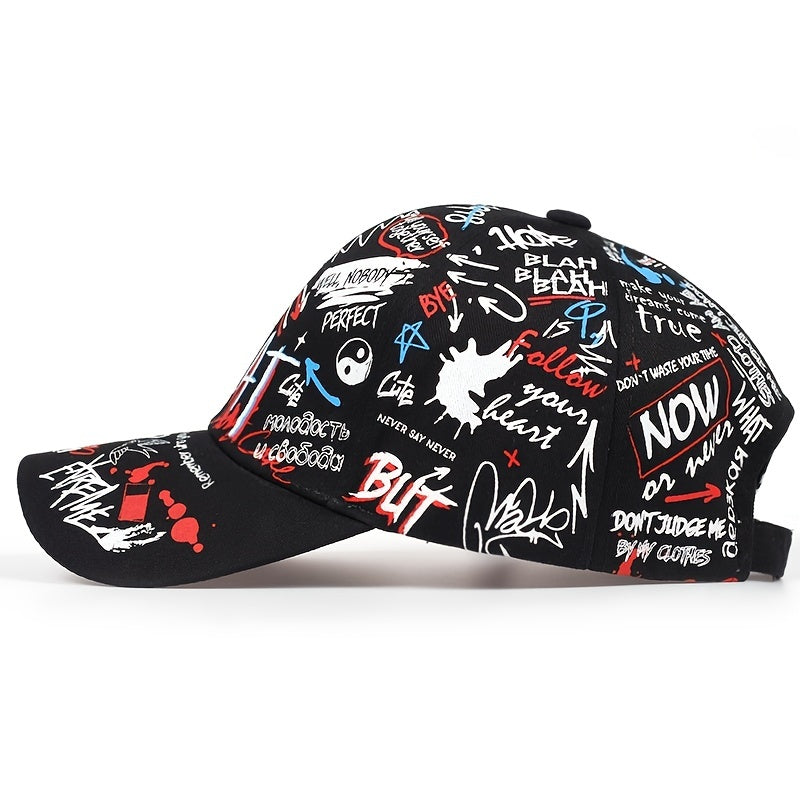 Men's Graffiti Baseball Cap Casual Sun Hat