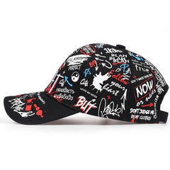 Men's Graffiti Baseball Cap Casual Sun Hat