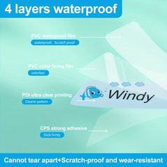 Customized High Name Stickers, Waterproof, Non-fading, Easy to Mark Items