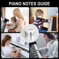 88 Key Piano Keyboard Note Label for Beginners