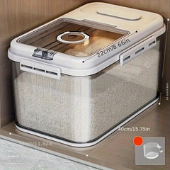 Insect-proof Sealed Rice Bucket w/Measuring Cup Kitchen Rice Tank