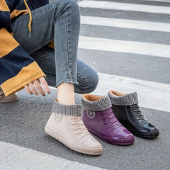 Women's Waterproof PVC Rain Boots Non slip Wear Resistance