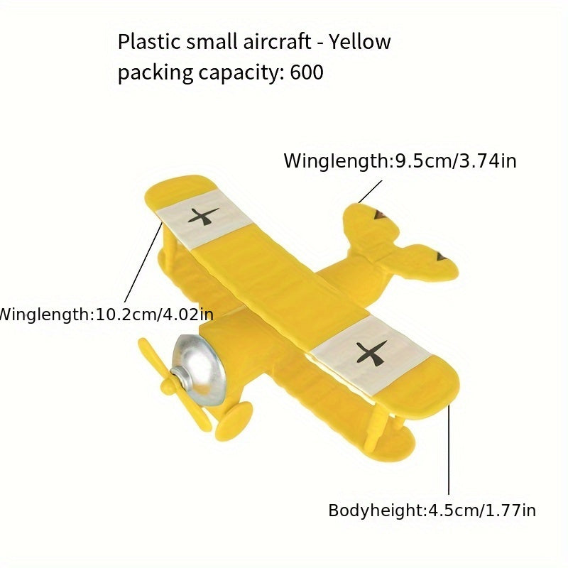 Retro Small Airplane Model Birthday Gift Baking Decoration Ornament
