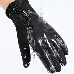 Winter Cycling Gloves Touch Screen Warm Gloves for Men Women