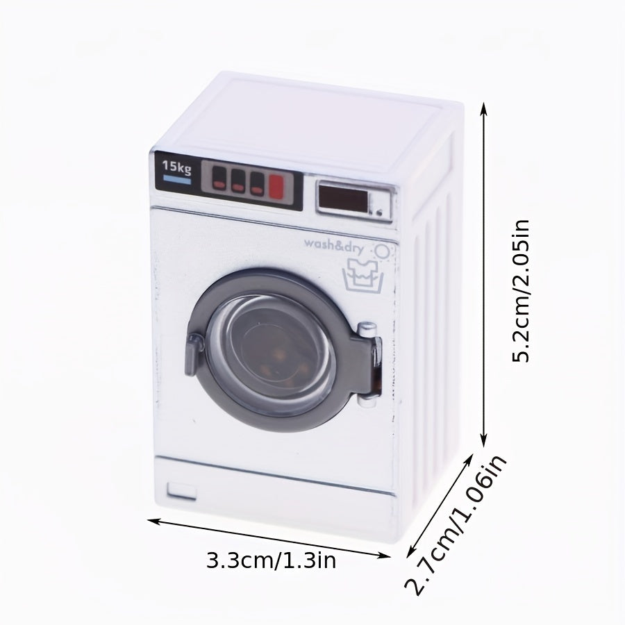 Dollhouse Toy Roller Laundry Machine Realistic Model