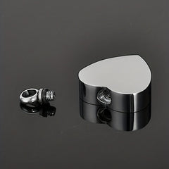 Stainless Steel Heart Shaped Pet Memorial Necklace