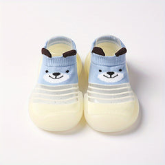 Boys Cartoon Woven Sock Shoes Soft Sandals Crib Shoes