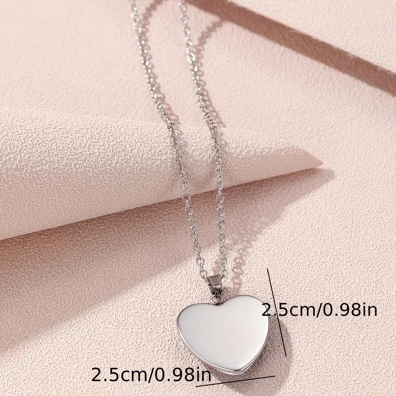 Funky Butterfly Heart Pendant Necklace Jewelry for Men Women