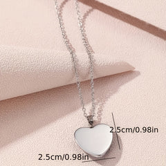 Funky Butterfly Heart Pendant Necklace Jewelry for Men Women