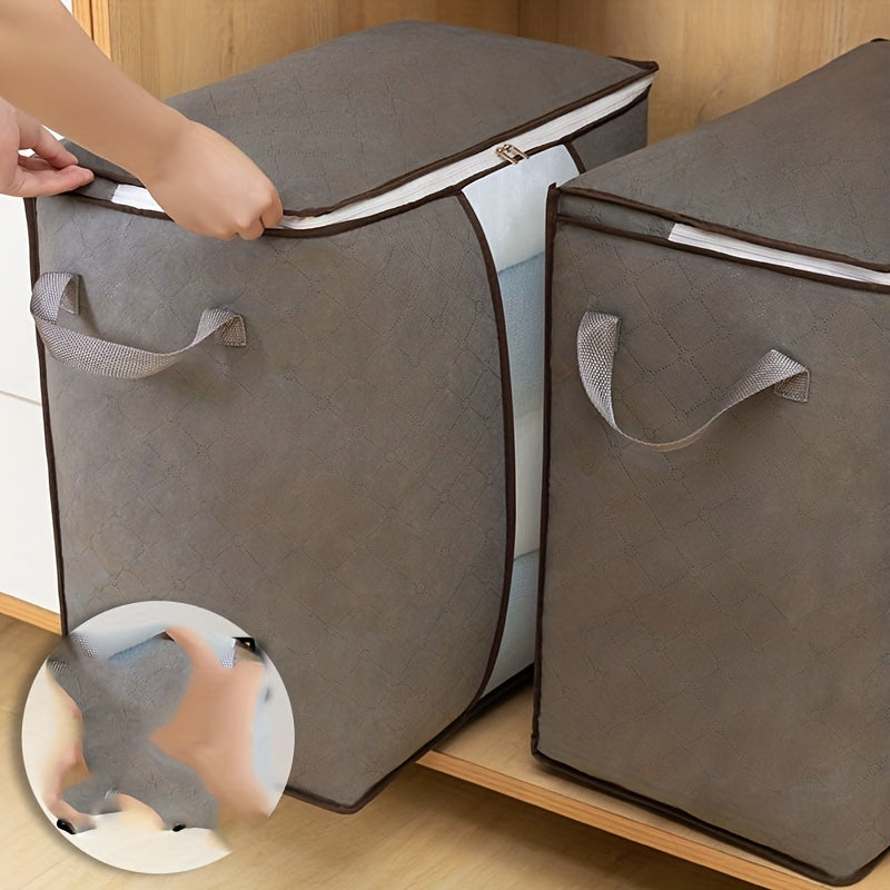 Thicker Luggage Storage Bag Quilted Quilt Duffel Non woven Clothing Hand Luggage