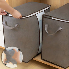 Thicker Luggage Storage Bag Quilted Quilt Duffel Non woven Clothing Hand Luggage