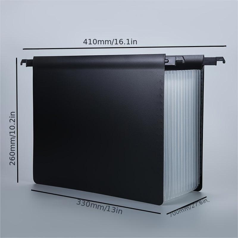 Hangable Organ Bag 25 Grids A4 Portable Paper Document Storage