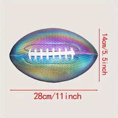 American Reflective Rugby PU Football for Competition Training