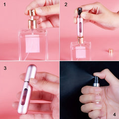 Mini Travel Perfume Refillable Atomizer Portable Spray Bottle