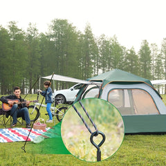 4pcs Heavy Duty Swing Ground Anchors for Outdoor Camping Tent