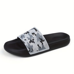 Men's Camo Household Slides, Variety of Colors