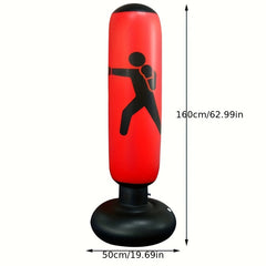 Inflatable Boxing Column Punching Bag Toy Fitness Sandbag
