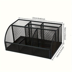 Functional Mesh Pen Holder Desktop Office Supplies