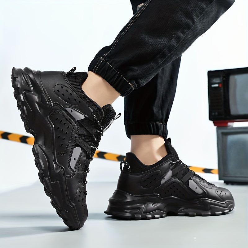 Men's Breathable Chunky Sneakers for Jogging Gym