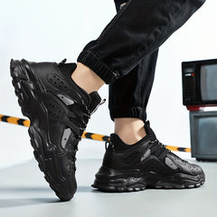 Men's Breathable Chunky Sneakers for Jogging Gym