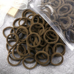 60pcs Elastic Rubber Band Hair Accessories For Women Girls