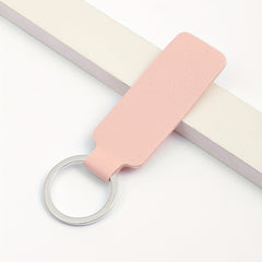 Vintage Car Keychain PU Leather Sublimation Blank Key Ring Pendant