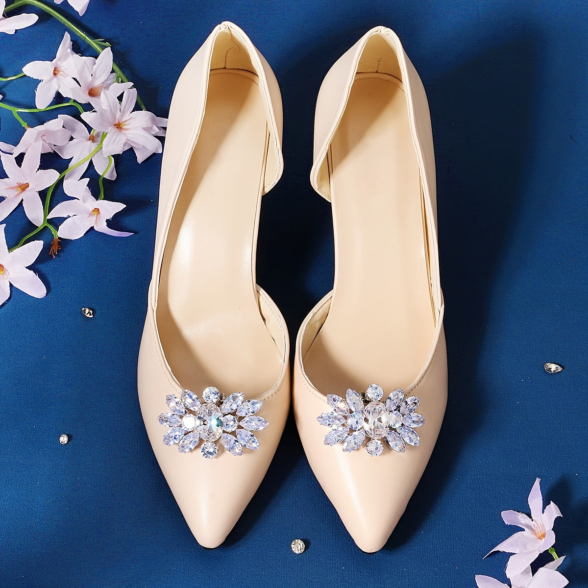 Shoe Clip Wedding Shoes High Heel Rhinestone Decoration Charm Buckle