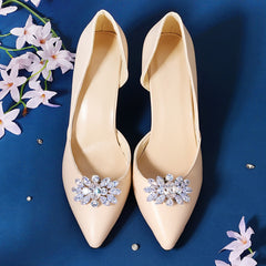 Shoe Clip Wedding Shoes High Heel Rhinestone Decoration Charm Buckle