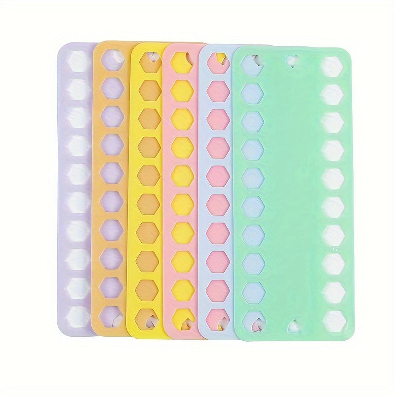 5pcs Plastic Spools Thread Winder Board Cards for Cross Stitch Storage