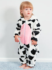 Kids Cow Hooded Onesie for Halloween Fun