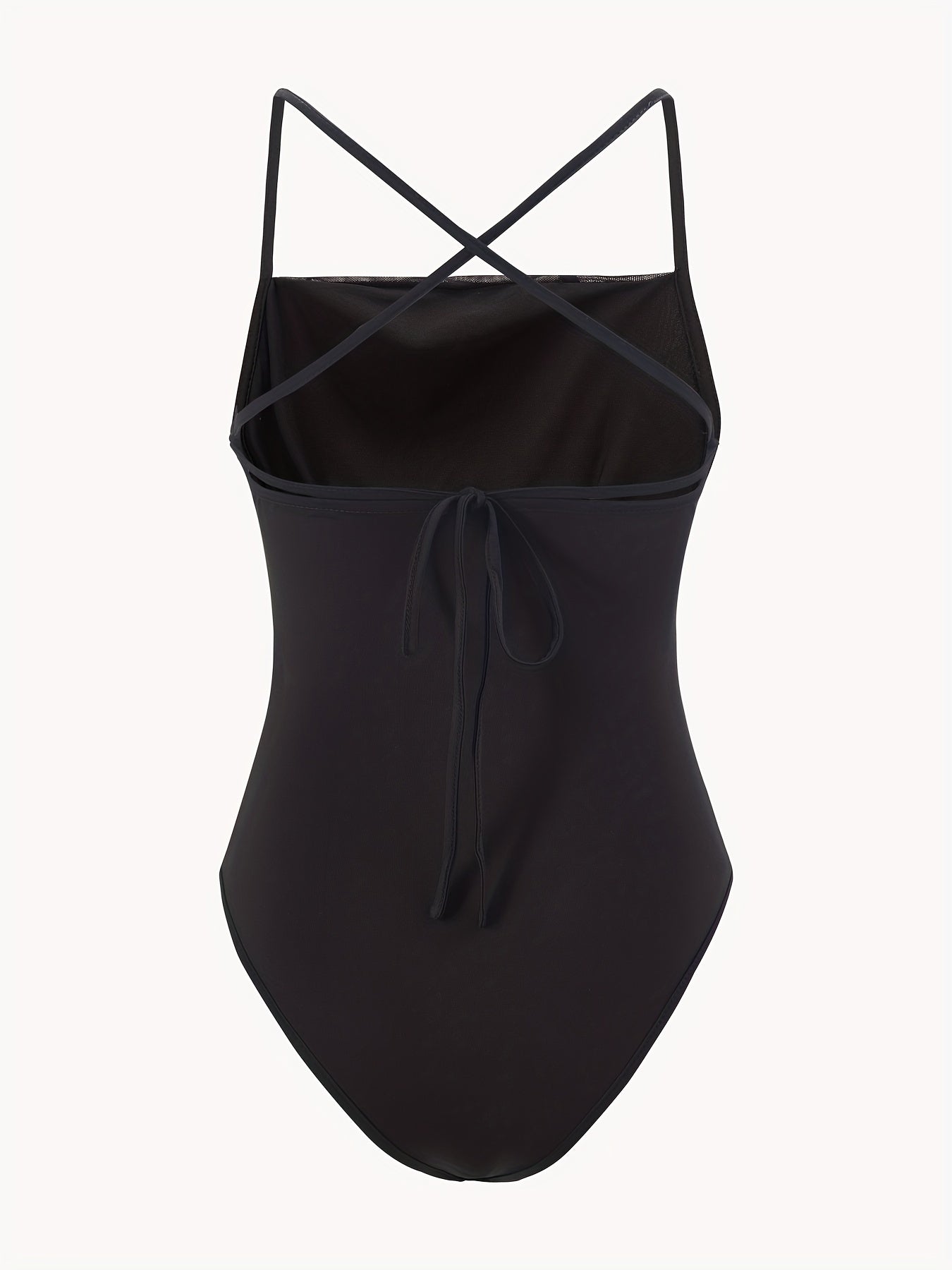 Ruched Backless Cami Bodysuit Sexy One Piece Bodysuit