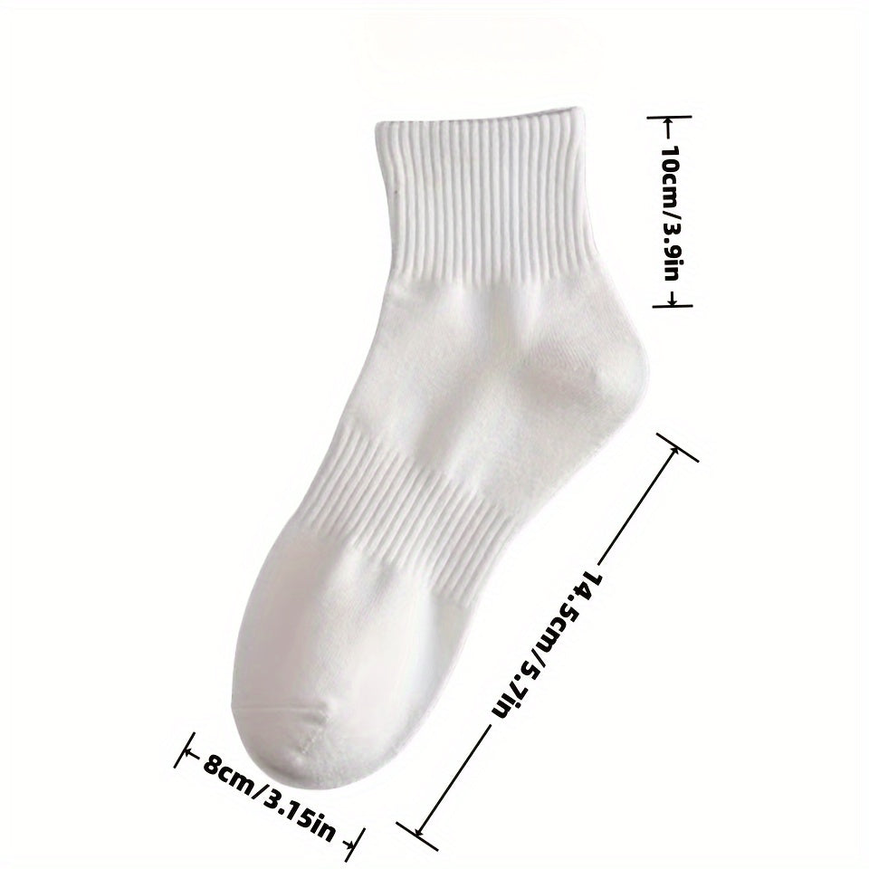 6 Pairs Cotton Ankle Socks for Men & Women