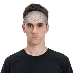 Men's Horse Headband Soft Pastel pink Non Slip Hairband for Gym Running