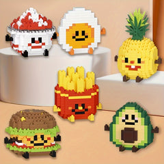 Food Building Blocks Assembly Puzzle Toy Birthday