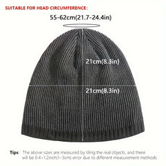 Men's Knitted Hat Outdoor Warm Beanie Hat